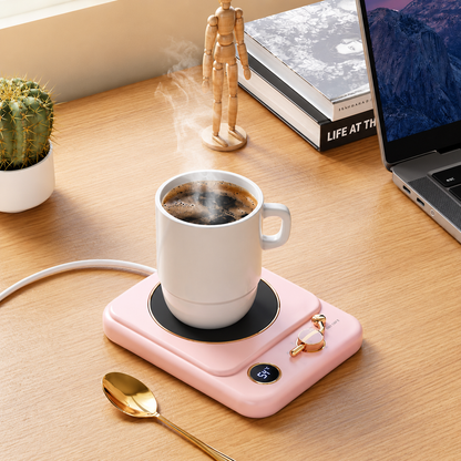 Digital Display Desktop Mug Warmer Pad